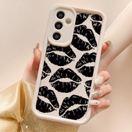 Full Screen Lips Suitable Samsung SamsungA73 Cross-Border S25 Phone Case Galaxy S24plus Unique A72