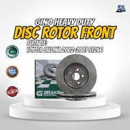 GINO DISC ROTOR FRONT & REAR FOR TOYOTA CALDINA 2002-2007 ST246