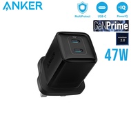 Anker A2039 47W 2-Port Fast Charger USB C Plug, Nano 3 GaN Compact Charger for iPhone 15/15 Pro/15 P