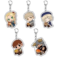Dungeon Beauty Anime Keychain Dungeon Meshi Raios Marcille Farin Mica Acrylic Chibi Decoration Gift 