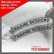 CHROME HEARTS STICKER (CV MODEL) UV DTF material (1 bag) Motorcycle Sticker Waterproof