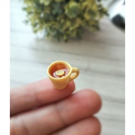Cawan Teh Limau Ais Miniatur Rumah Boneka Hiasan/Ice Lemon Tea Cup Dollhouse Miniature Decoration
