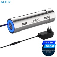 ALTHY LED UV Ultraviolet Water Sterilizer Purifier System Filter + Flow Control Switch Mercury-Free 