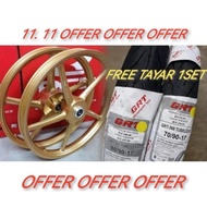RCB SP522 SPORT RIM SRL115/SRL115 FI/LAGENDA110/LC135 4s WITH BEARING & BUSH SIZE 1.40/1.60,1.60/1.8
