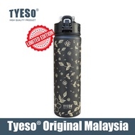 TYESO GoldLeaf Limited Edition Tumbler 600ml/750ml Custom Name Custom LogoTermos Botol Air Straw Lem