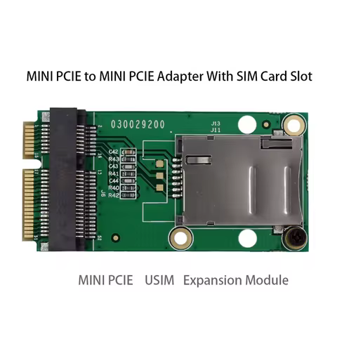 mini pcie to mini pcie adapter with SIM card slot for SIM7600E-H SIM7600SA-H SIM7600SA-H ME909S-120 