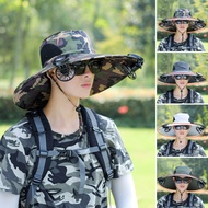 หมวกกันแดดระบายอากาศมีแฟนผู้ชายผู้หญิงหมวกติดพัดลมพัดลมทำความเย็นกลางแจ้งหมวกติดพัดลมพร้อมการป้องกัน