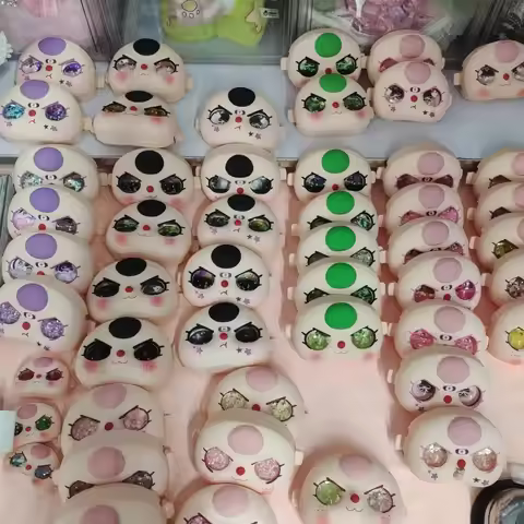Suitable For 400% Baby Three And Crystal Eye Face Shell Expression Handmade Baby Three Vinylfaces Su
