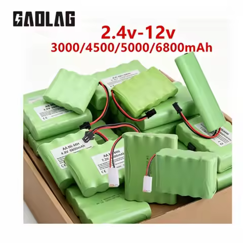 3000mah 2.4V/3.6V/4.8V/6V/7.2V/8.4V/9.6V/12V Ni-MH AA 5000mah 6800mAh Rechargeable Battery Pack For 