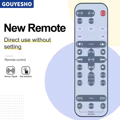 New WY92700 For Yamaha Micro CD Receiver Remote Control TSX-112 TSX-112ML TSX-112BL MCR042 ZC890000