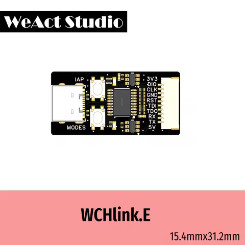 WCH LinkE Online Download Debugger Support WCH RISC-V Architecture MCU/SWD Interface ARM Chip 1 Seri