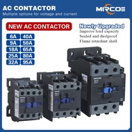6A to 95A NEW AC Magnetic Contactor CJX2(LC1-D) for Motor Starter and Electrical Control Panel 220V-