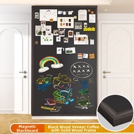Magnetic Wooden Frame Whiteboard Cork Board Large Draw Write Home Kid Use