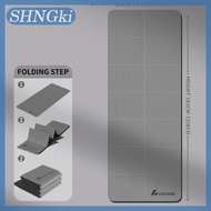 SHNGki 1PC Foldable Yoga Mat Eco Friendly Tpe Folding Travel Fitness Exercise Double Sided Non-Slip 