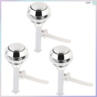 junshaoyipin  Water Tank Button Fuel Push Flush Toilet Single Silver Flusher Handle Parts Universal Buttons