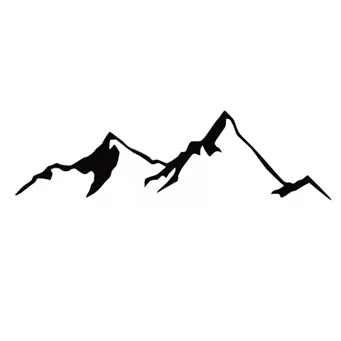 40696# Die-Cut Vinyl Decal Mountain View Car Sticker Waterproof Auto Decors on Car Body Bumper Rear 