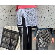 Korean lace skirt/ lace layered skirt