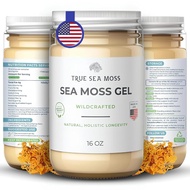 TrueSeaMoss Wildcrafted Irish Sea Moss Gel - Made with Dried Seaweed & Fresh Sea Vegetables, Seamoss