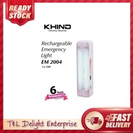 KHIND  EM2004 RECHARGEABLE EMERGENCY LIGHT