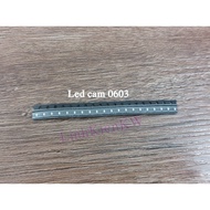 (20c) New SMD 0603 Orange Led Sticker