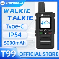 Jarak Tak Terbatas Motorola T99 Zello Walkie Talkie HT Jarak Jauh 3G/4G/5G WIFI | GPS Bluetooth IP54