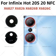 Main Camera Glass For Infinix Hot 20S 20 NFC Rear Back Camera Glass Lens Cover Replacement+Adhesive 