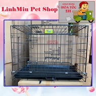 HIGH QUALITY STONE TEXTURED DOG AND CAT CAGE SIZE XL - 90*56*66 suitable < 20kg