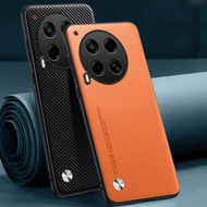 For Tecno Camon 30 5G CL7 CL6 CL6k Shockproof Luxury Matte PU Leather Cover Business Case