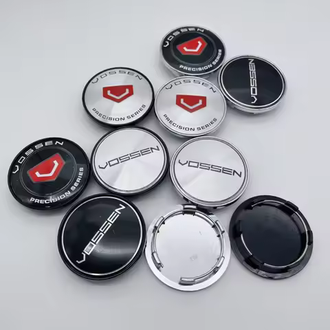 4pcs Vossen Logo Emblem Car Wheel Center Caps 69MM (56MM I.D) for Wheels Rim Hubcaps Hub Centre Cove