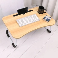 Skyblue Meja Lipat Foldable Study Table With Multipurpose Drawer Mini Bed Portable Table For Desk La