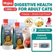 Majes Freeze-Dried Digestive Health – Dry Cat Food (2.4 kg) Chicken Flavor
