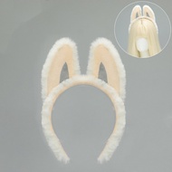 Labubu Demon Baby Furry Ear Hairband Face Wash Mask Headband Cute Ugly Monster Baby Plush Ear Hairba