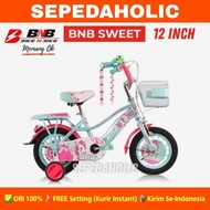 [Top] Sepeda Anak Perempuan BNB SWEET Unicorn Ukuran 12 16 18 Inch