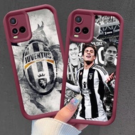 Burgundy Case for VIVO Y33s Y21 Y21s Y02 Y02t Y33t Y02a Y21a Y21e D-32 J_Juventus