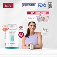 【Official】Unichi Hair Gummy , Teddi Lab Hair Nutrition，Sea Salt & Green Grap Flavour