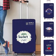 Dustproof Cover luggage cover 26-30 inch Sarung Beg Luggage Travel Printed Luggage Cover Bottom Velc