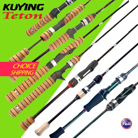 CHOICE KUYING TETON Stream Trout 1-3lb 2-4lb 3-8lb Fishing Rod Lure Cane Spinning Baitcasting FUJI C
