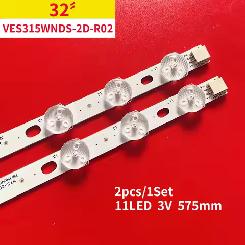 2pcs LED strip for vestel 32inch 17DLB32NER1 32L3863DG TX-32E302B LT-32C670 LT-32C666 LT-32C672 LT-3