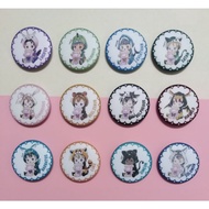 Obey me badges 44mm matte fan merch by me (onesie ver.) read descriptions tq