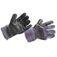 Semi Leather Hand Glove Furniture Leather Hand Glove Working Hand Glove x 12 Pairs