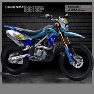 Decal KLX bf 150 Lightbiru A05