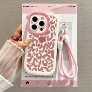 Case+bracelet Case iphone 15 13 11 7 8 6 6S X XS XR Pro Max Case Softcase Cartoon Anime Motif With P