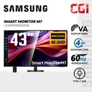 Samsung 43" M7 M70F LS43FM702UEXXS Tizen VA 4K UHD HDR10 60Hz 4ms Vision Ai Build In Speaker USB-C S