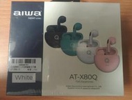 ㊣1193㊣ 日本 aiwa 愛華 AT-X80Q 真無線藍芽耳機 白,粉 色公司貨 保固一年 可議價 ERA