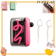 POPULAR Floss Dispenser, Automatic Ejectable without Floss  Floss Box, Oral Care Floss Organiser