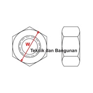 Nut/Bolt Nut M4 @100pcs