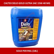 (18L) Caltex Delo Gold Ultra SAE 15W-40 Multigrade API CI-4 engine oil | 18 Liters