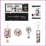 HT Genshin Impact Arlecchino The Knave Quicksand ticket stub keychain badge bookmark bag pendant HT