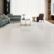 Granit Lantai Putih Roman Olvera Bright Ukuran 60x60