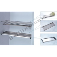 Taco Plate and Glass Rack Hw-010 Ss 60Cm 70Cm/ 80Cm/ 90Cm/ 100Cm/